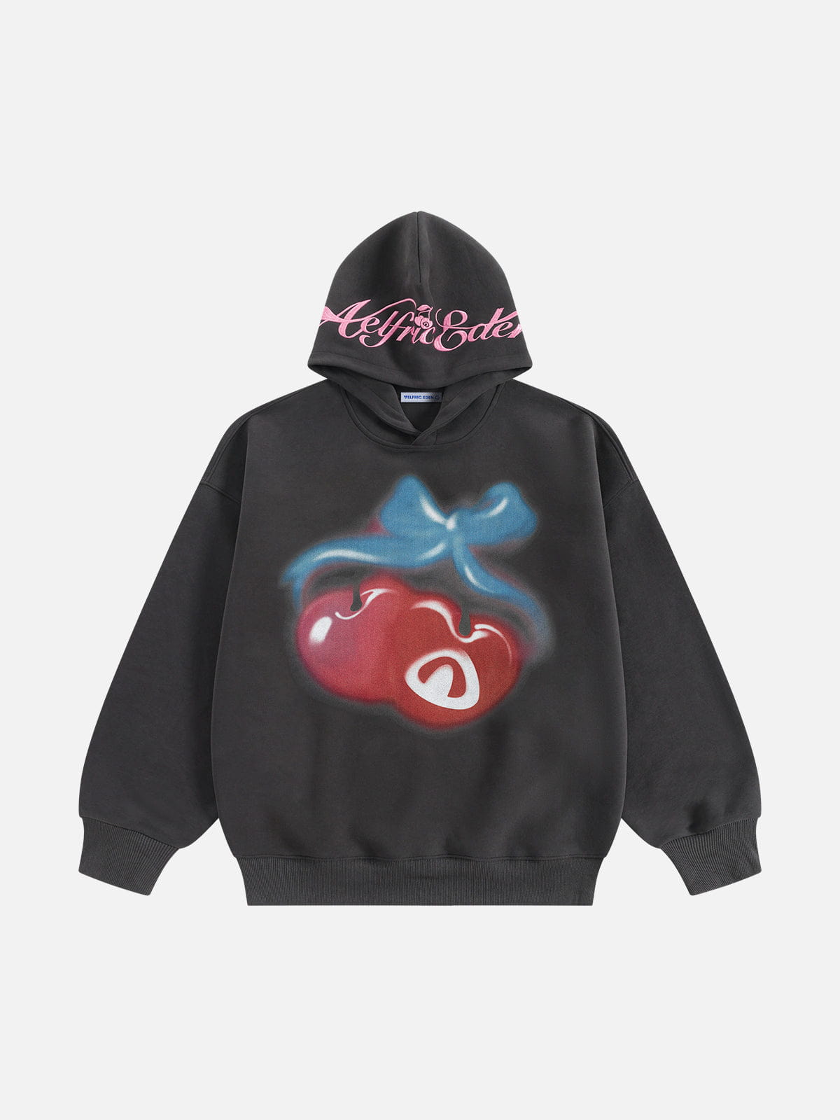 Alternative view of Aelfric Eden Oversized Cherry Pattern Pullover Hoodie