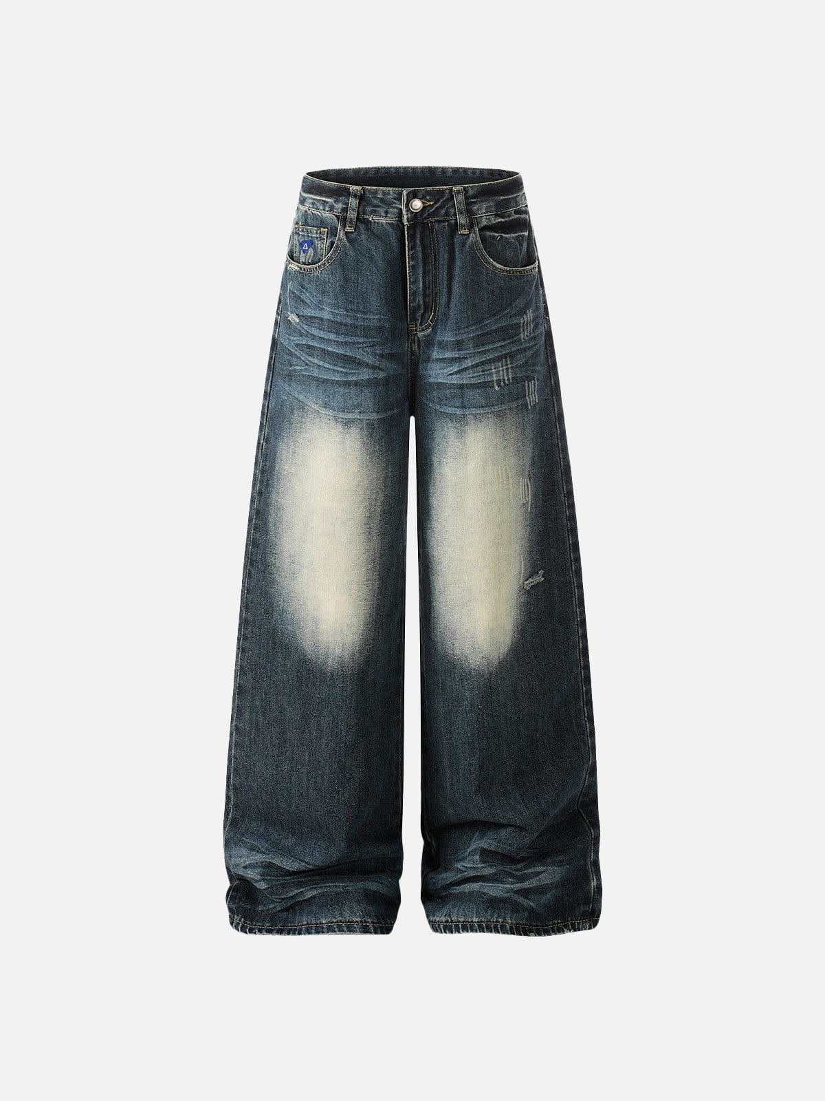 Aelfric Eden Washed Flap Pocket Baggy Jeans