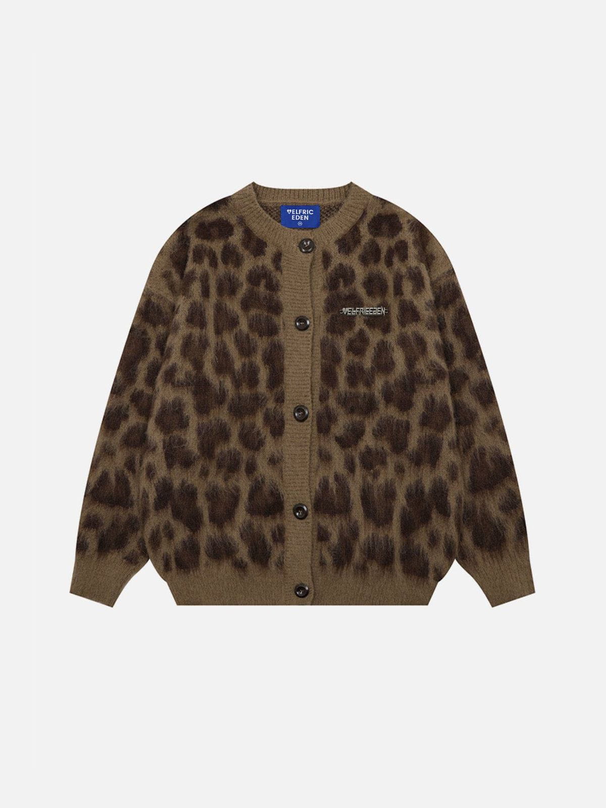 Alternative view of Aelfric Eden Leopard Graphic Cardigan