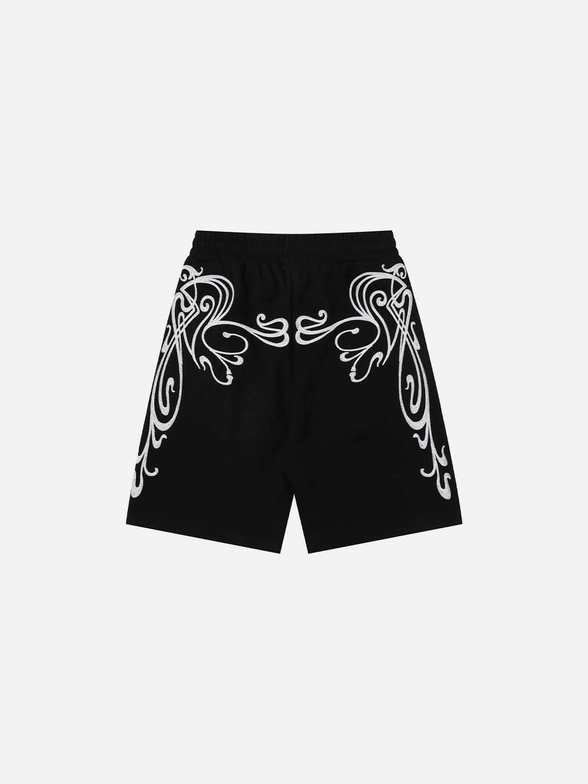 Aelfric Eden Scroll Embroidery Shorts