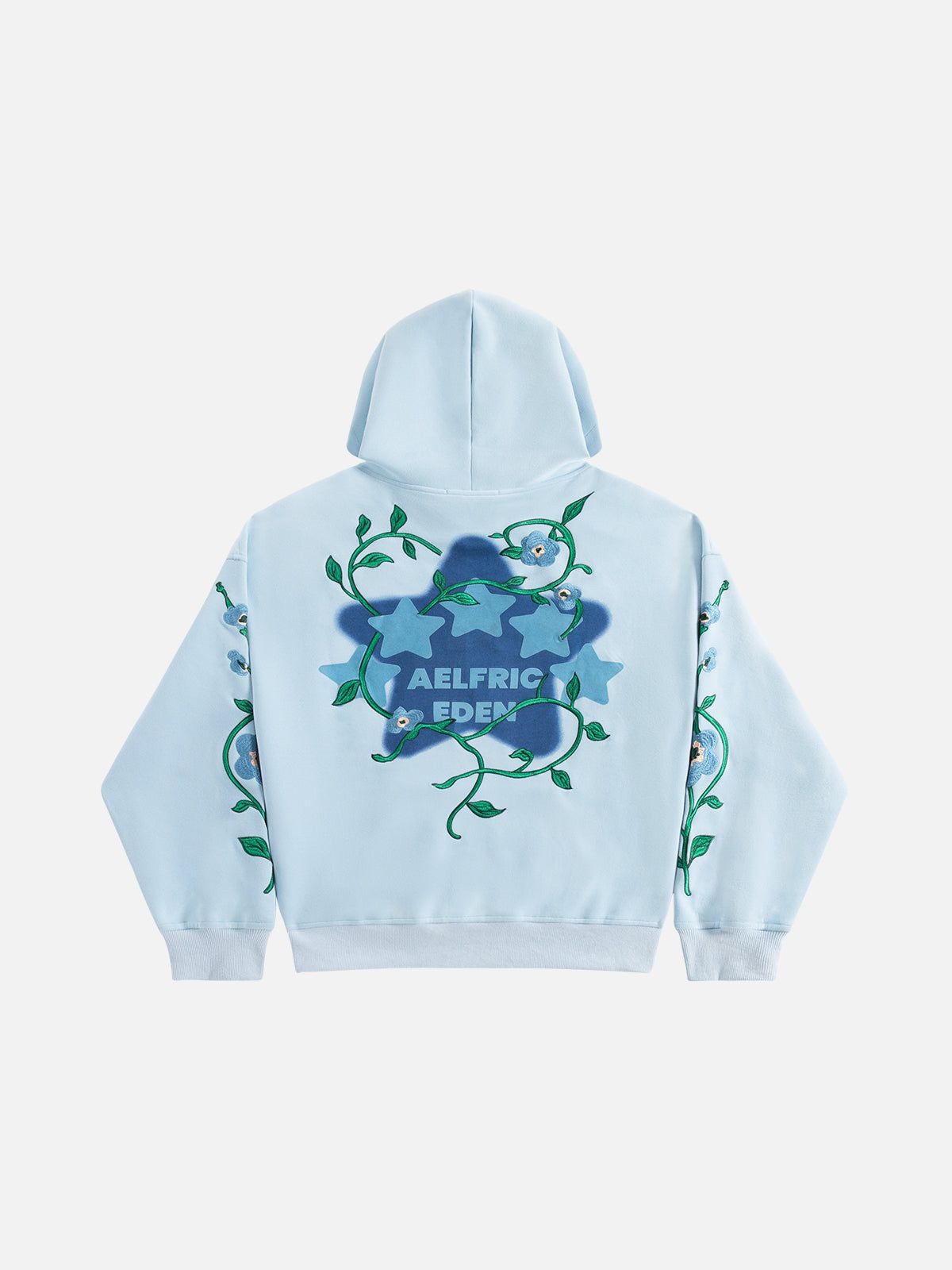 Alternative view of Aelfric Eden Star Rhinestone Floral Hoodie