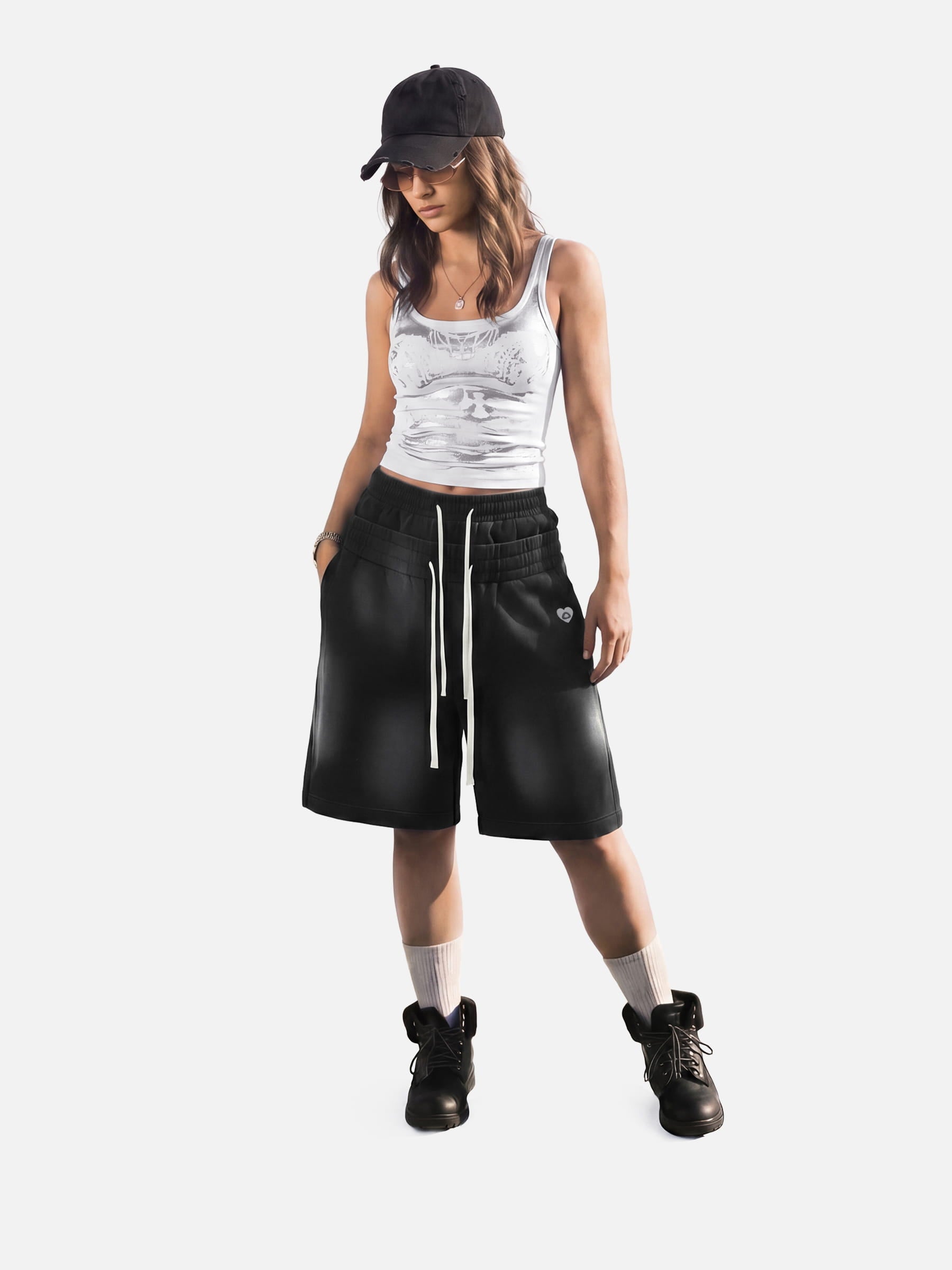 Aelfric Eden Double Waist Washed Shorts