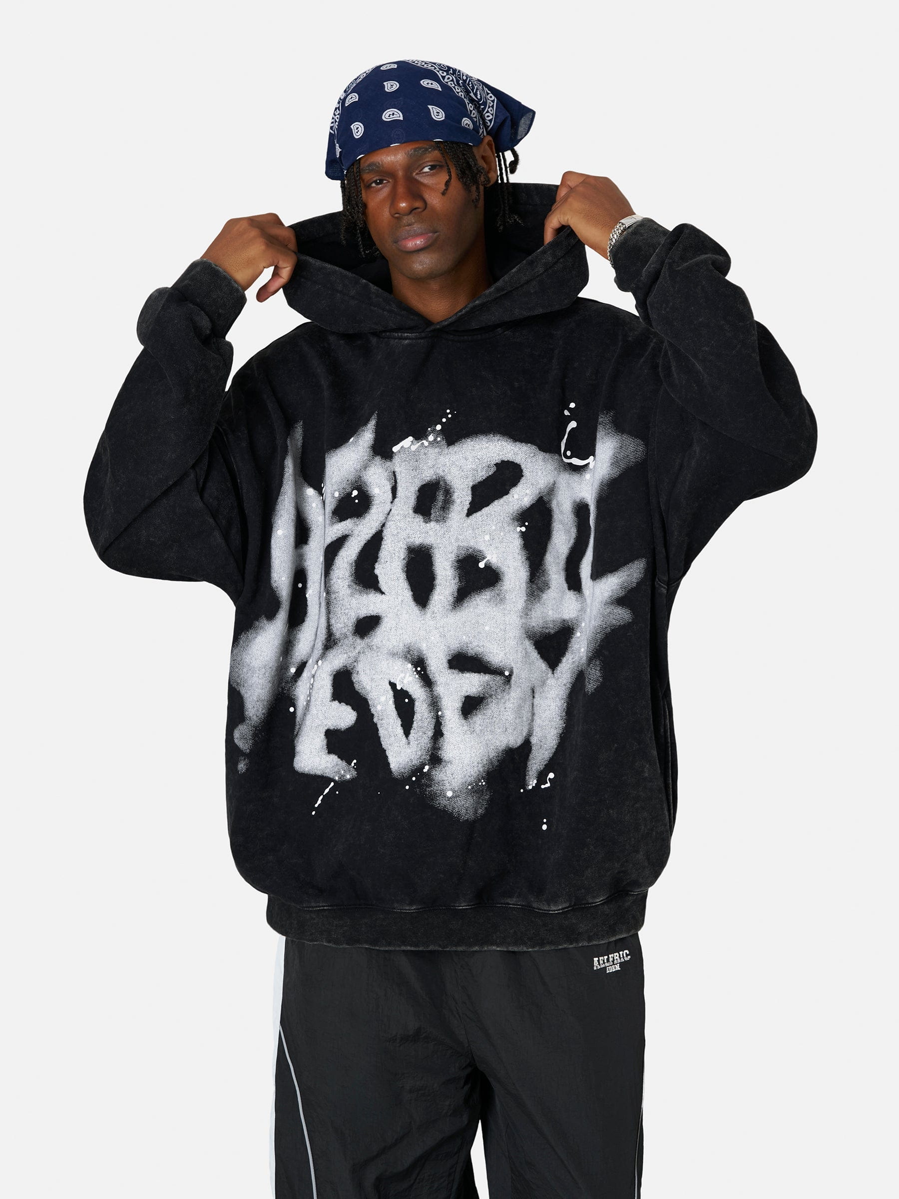 Alternative view of Aelfric Eden Abstract Graphic Hoodie