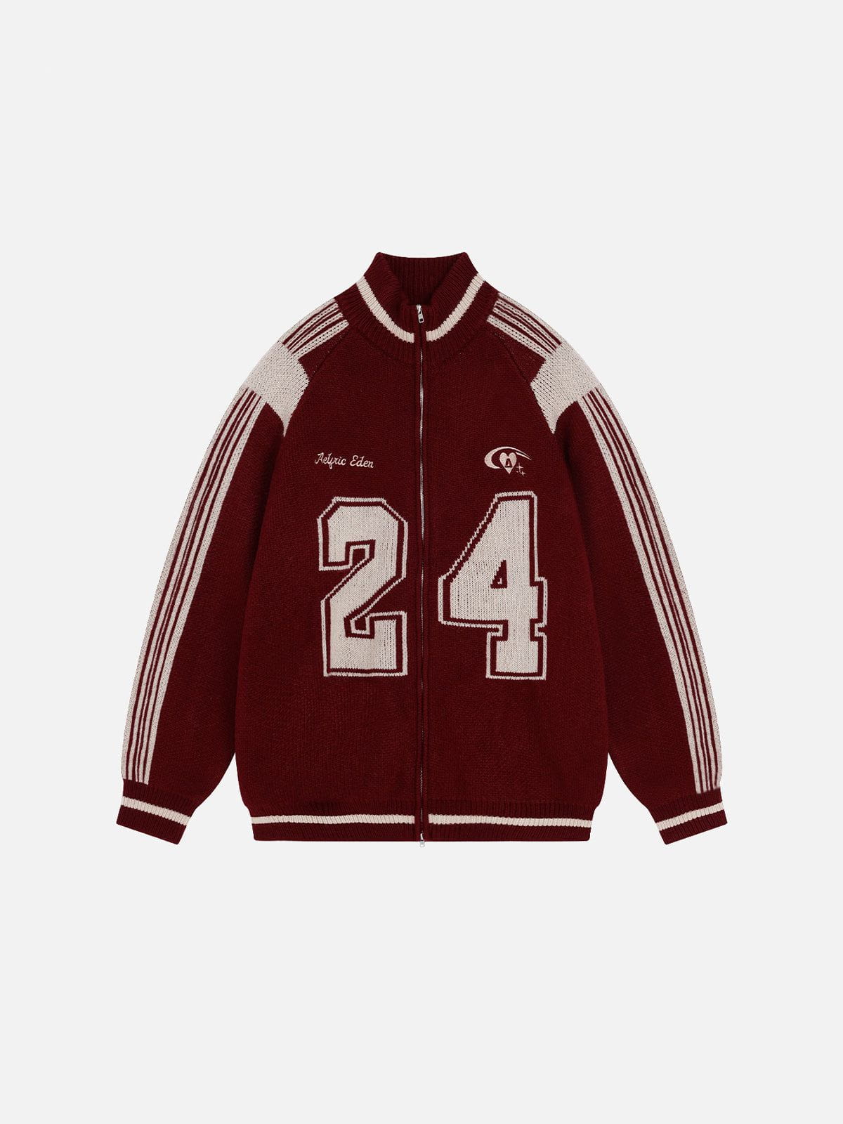 Alternative view of Aelfric Eden 24 Jacquard Zip Up Cardigan