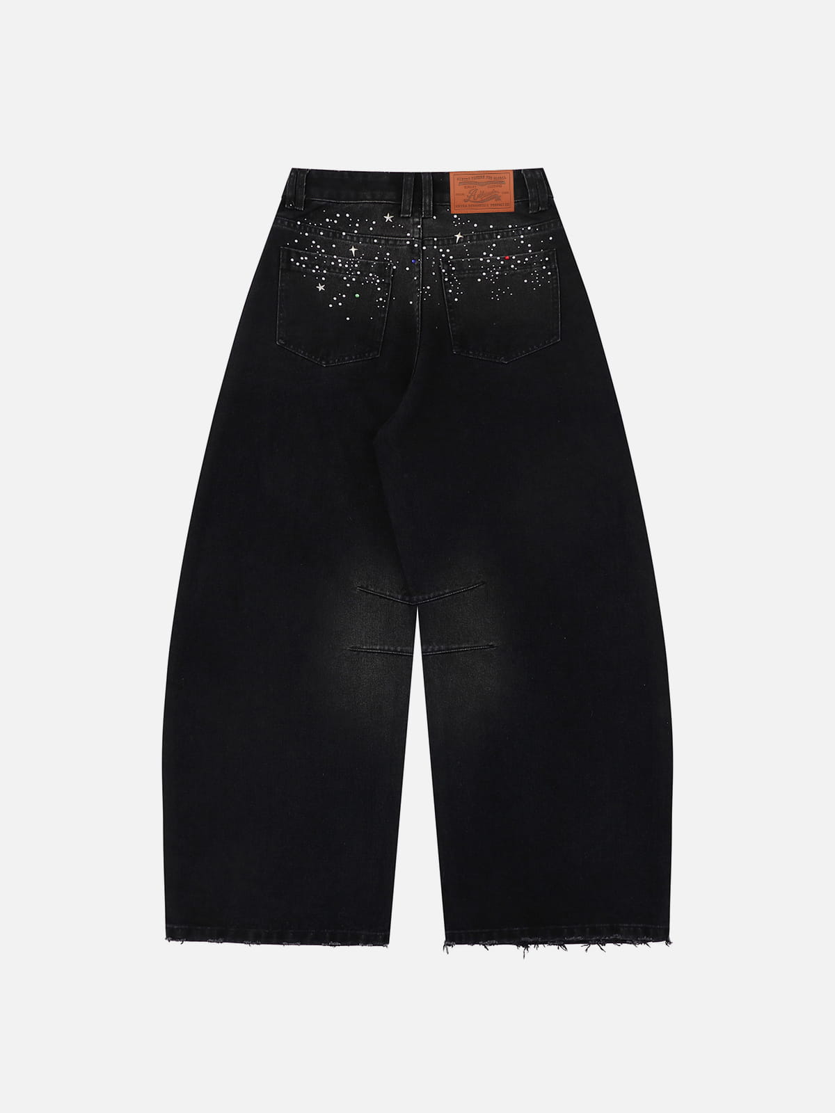 Alternative view of Aelfric Eden Rhinestone Star Baggy Barrel Jeans