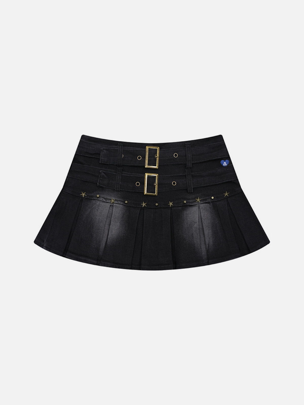 Alternative view of Aelfric Eden Double Belt Studded Mini Skirt