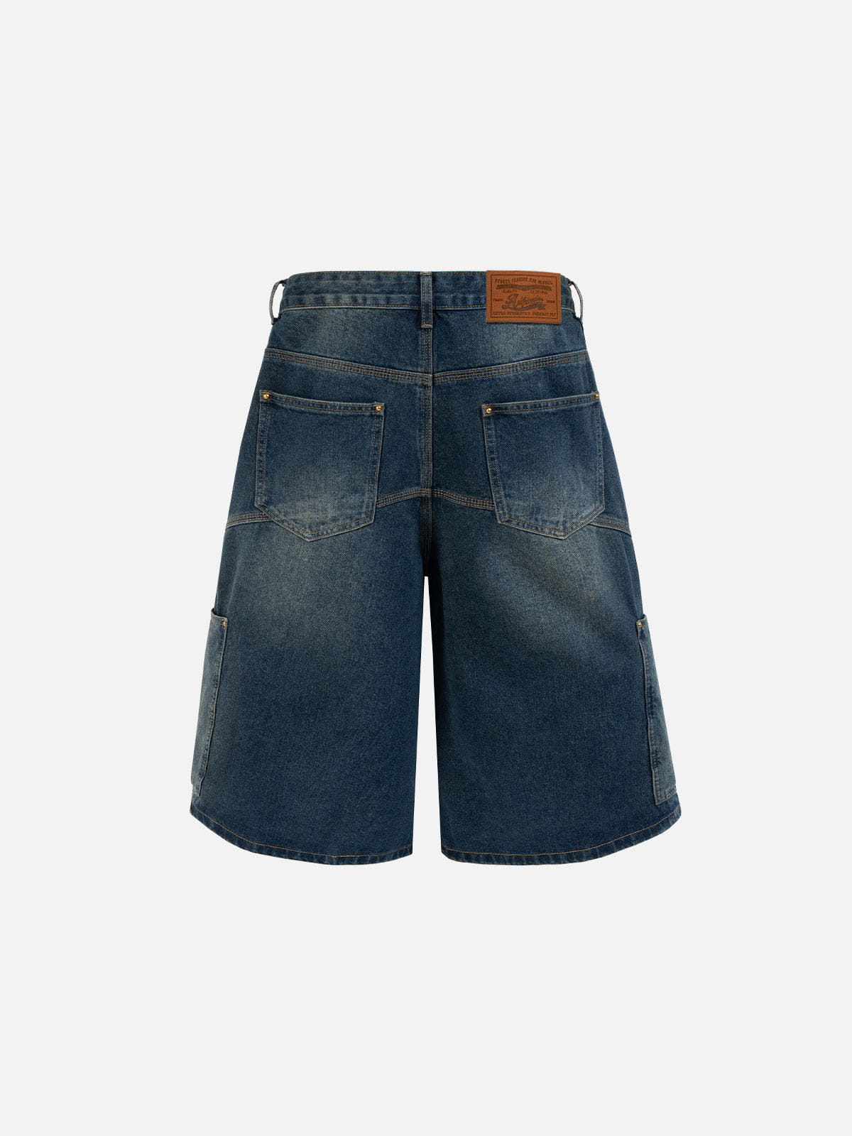 Alternative view of Aelfric Eden Multi Pocket Washed Longline Jorts