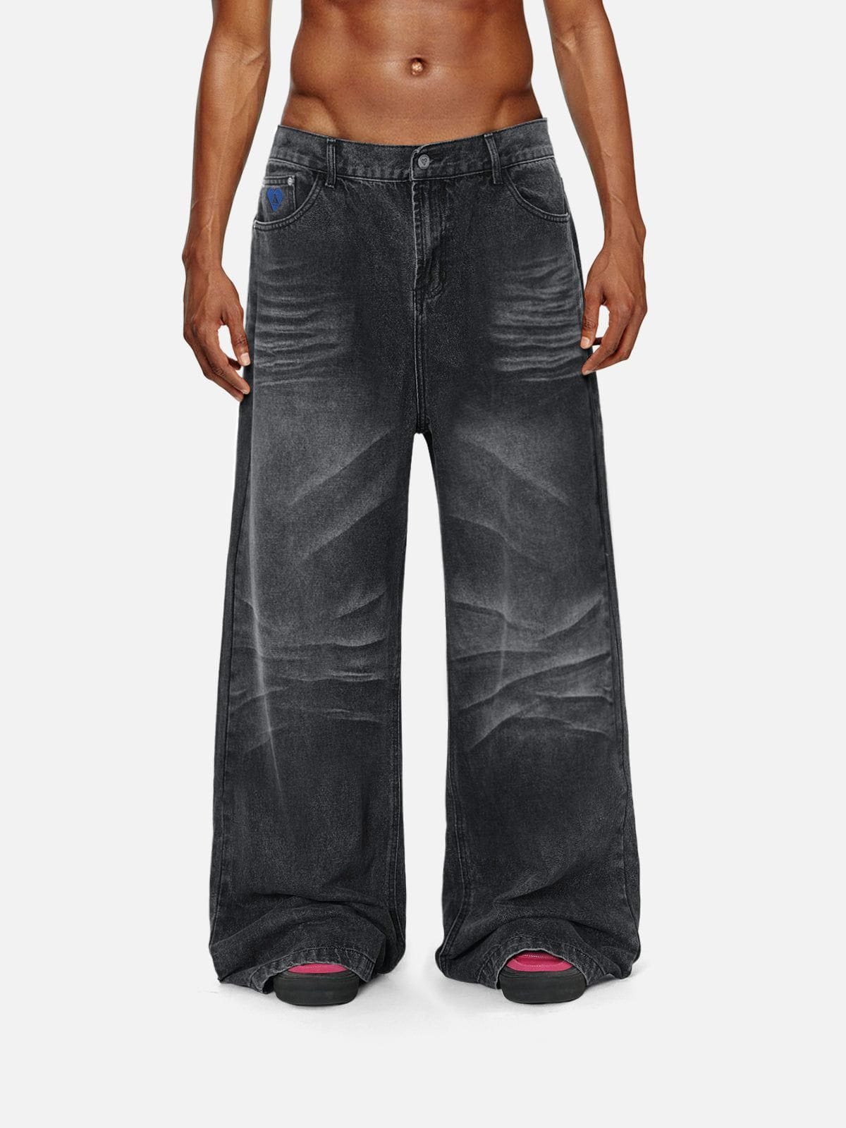 Alternative view of Aelfric Eden Baggy  Folds Jeans