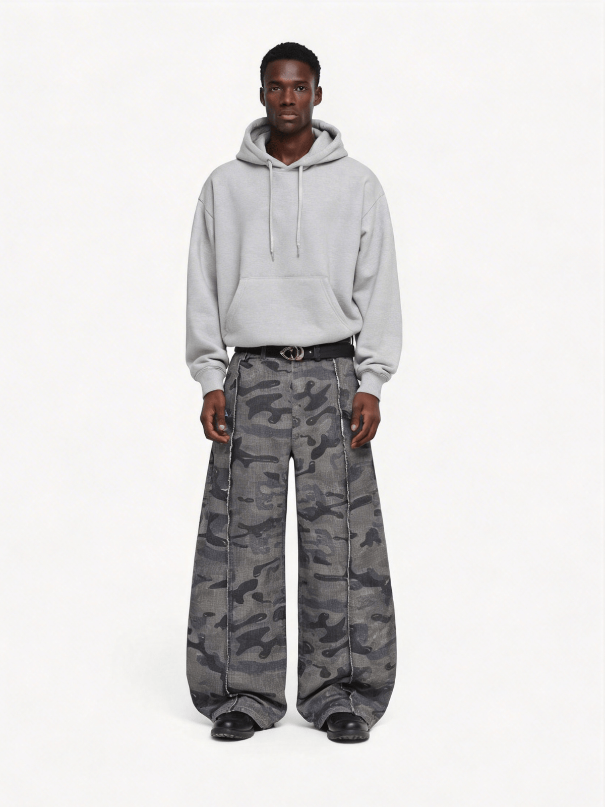 Aelfric Eden Camo Baggy Barrel Jeans