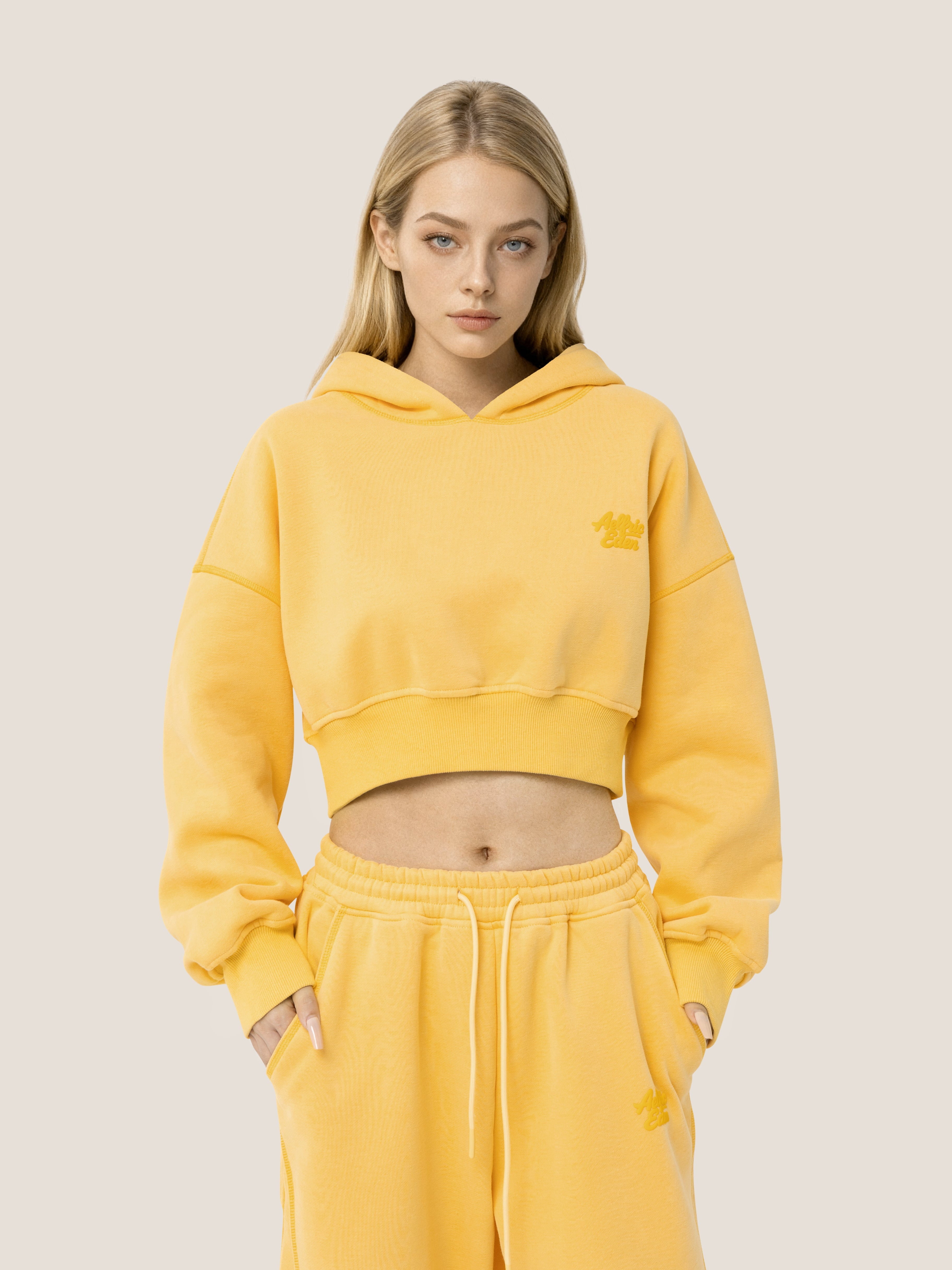 Alternative view of Soufflé Cropped Cloud Hoodie Set