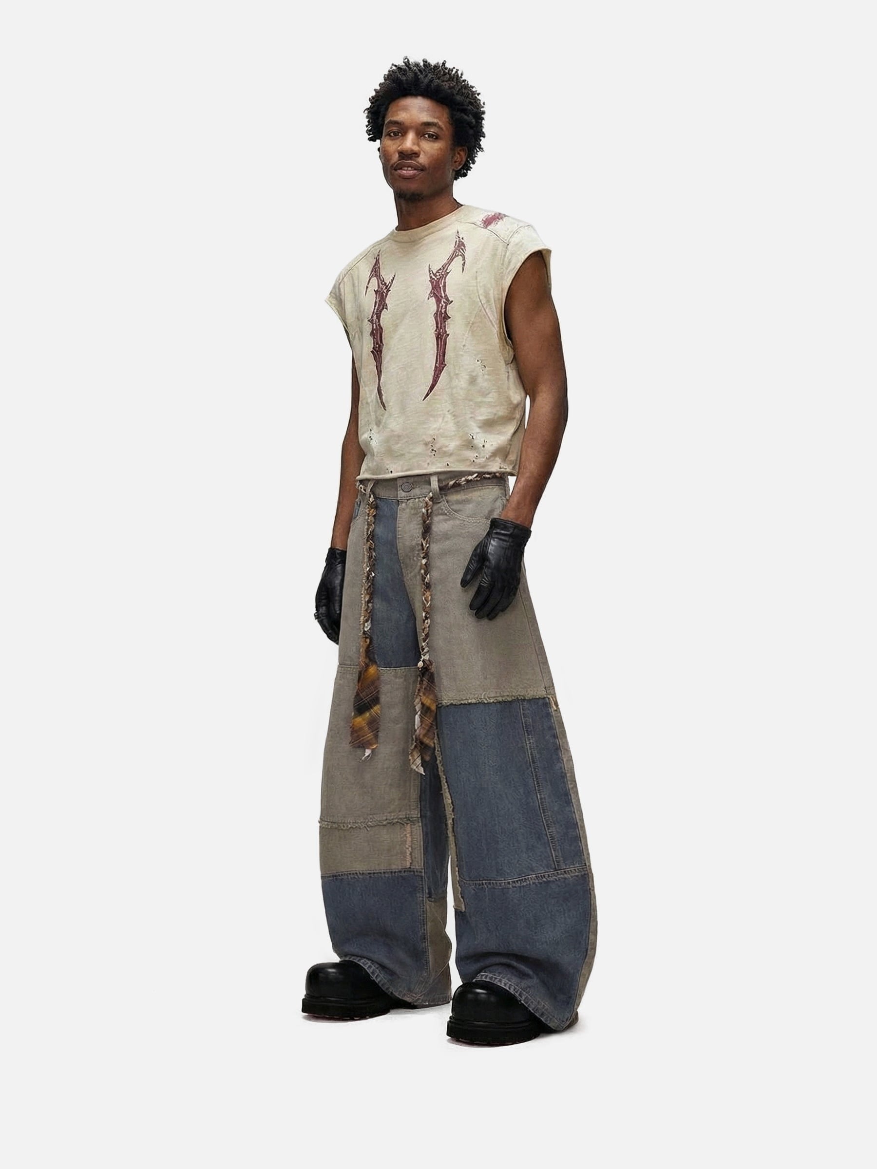 Aelfric Eden Panel Baggy Barrel Jeans