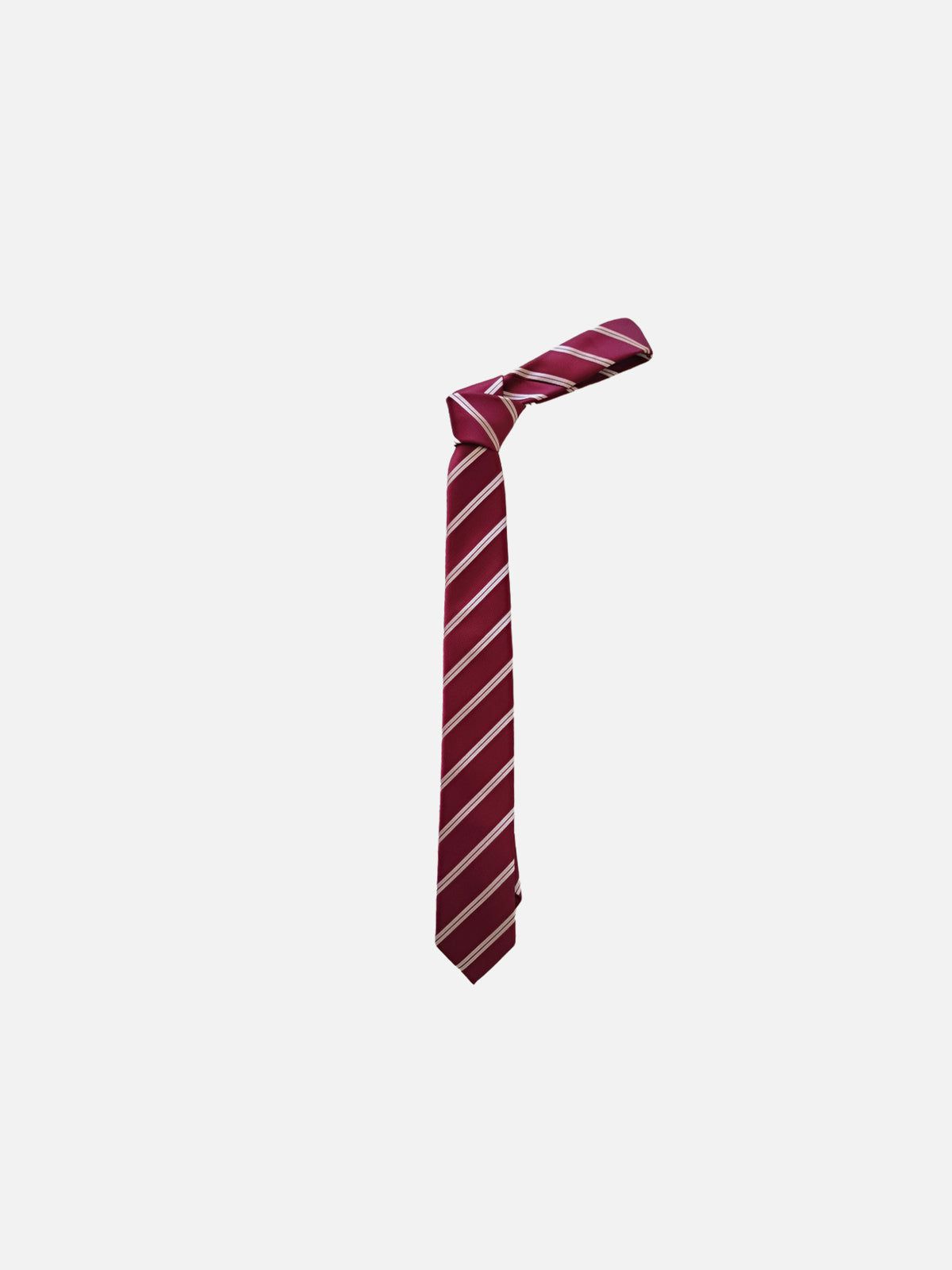 Alternative view of Angora Red Stripe Necktie