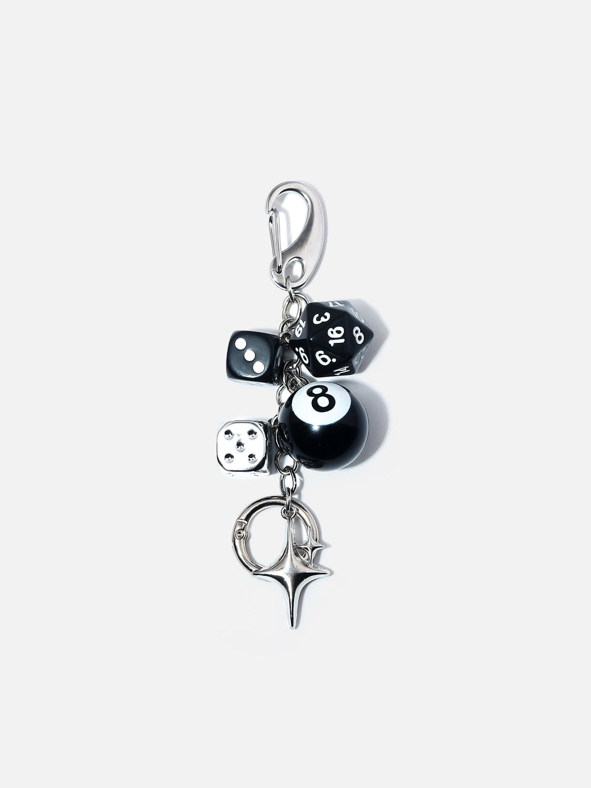 Dice Charm Keychain