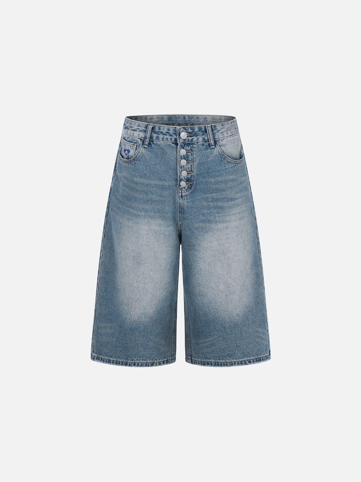 Aelfric Eden Button Fly Longline Jorts
