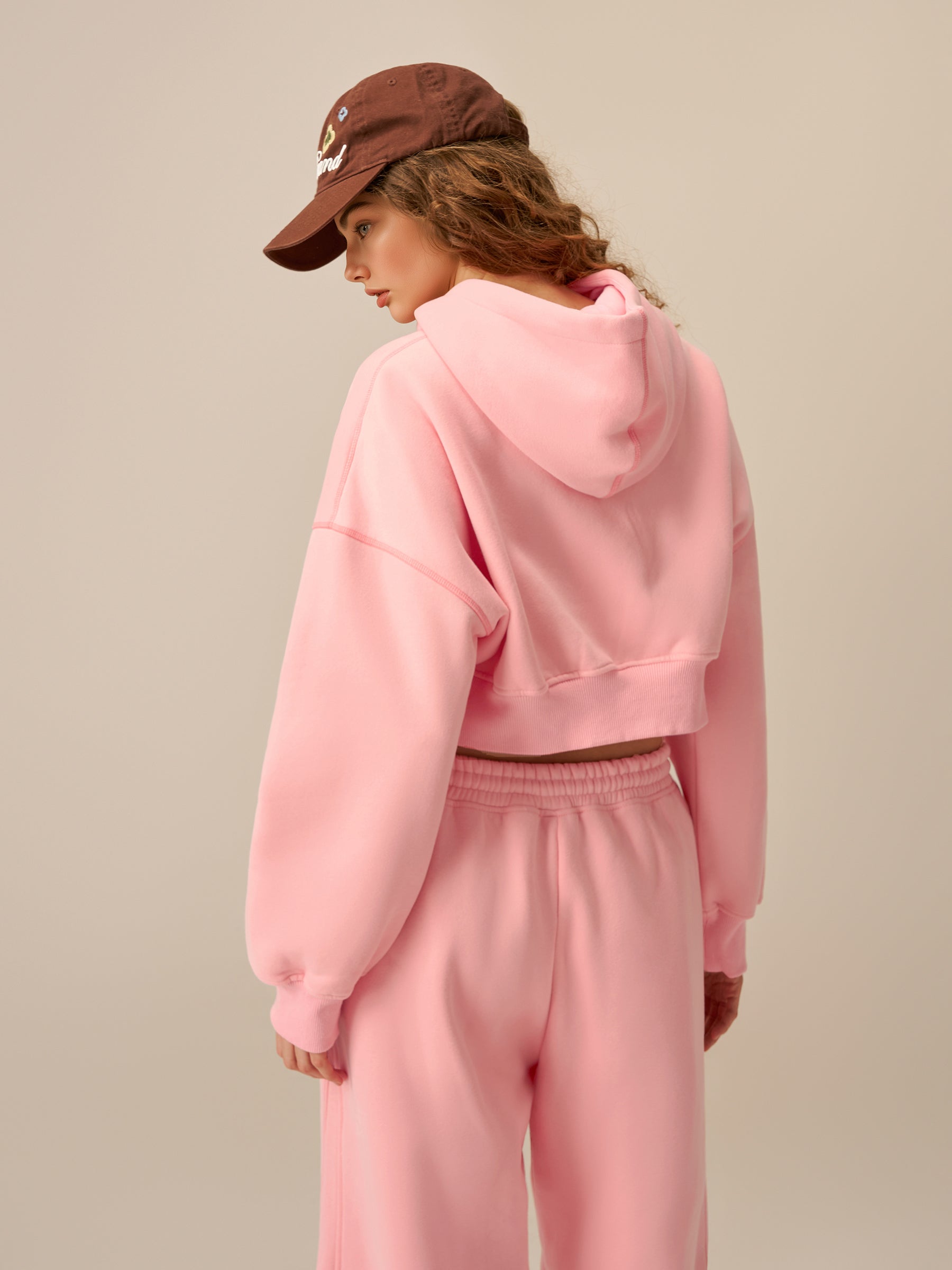 Alternative view of Soufflé Cropped Cloud Hoodie Set