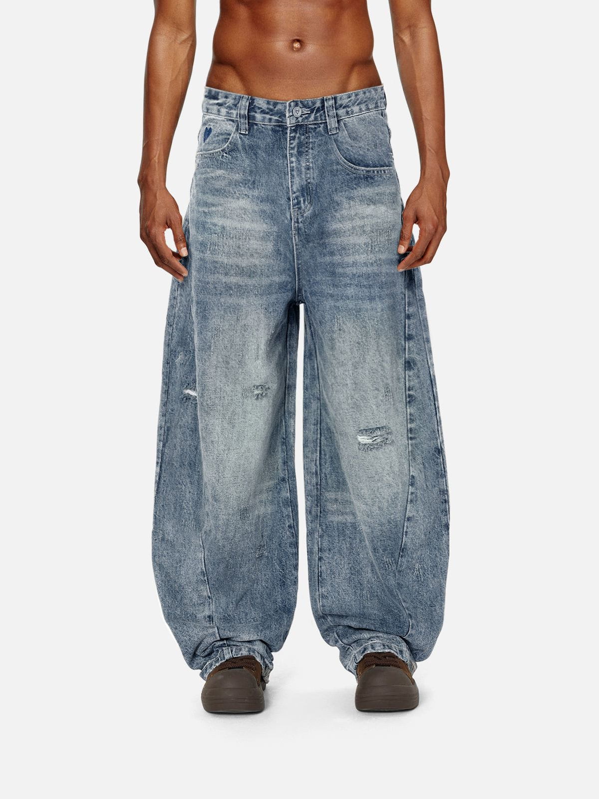 Alternative view of Aelfric Eden Baggy Ripped Jeans
